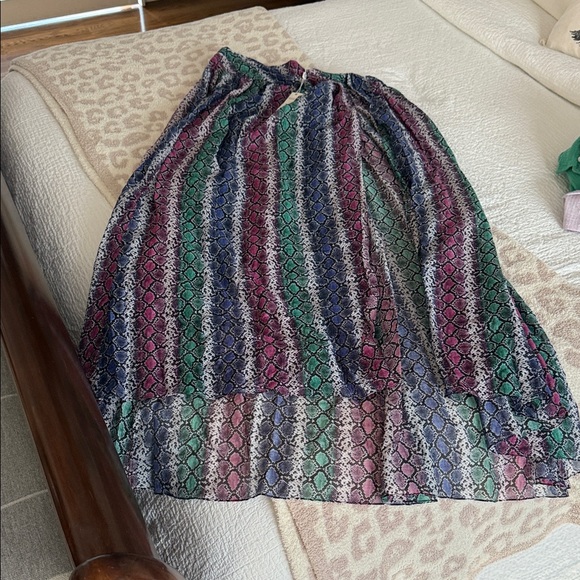 Caroline Constas Multicolor A-Line Skirt - Picture 1 of 2